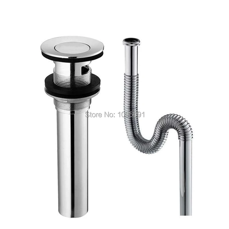 High quality universal brass Wash Basin drainer push down pop up
