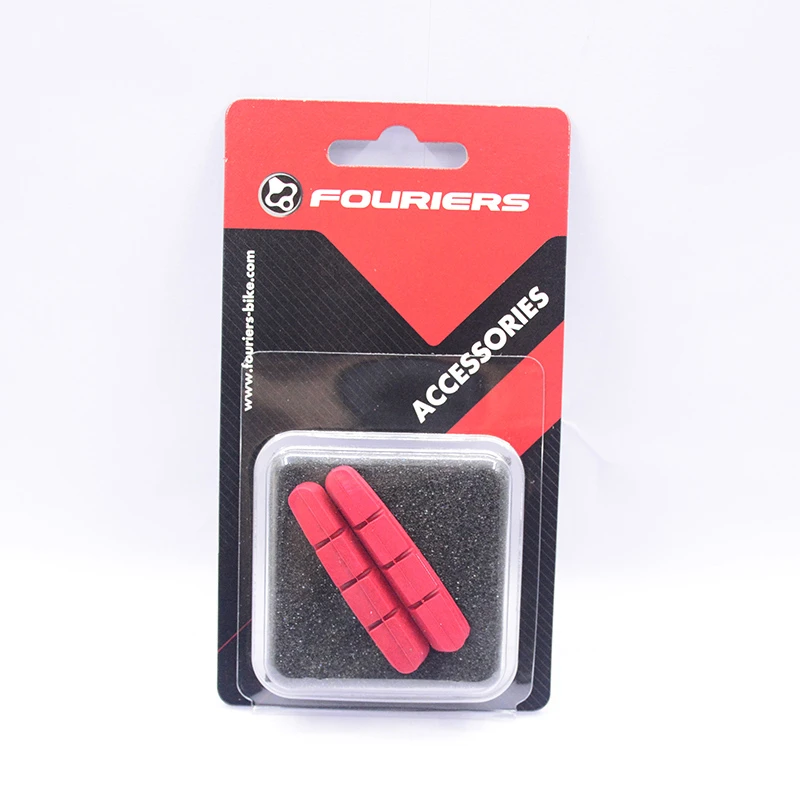 FOURIERS Road bike cartridge V-Brake Pads Set Bicycle Brake Pads Shoes