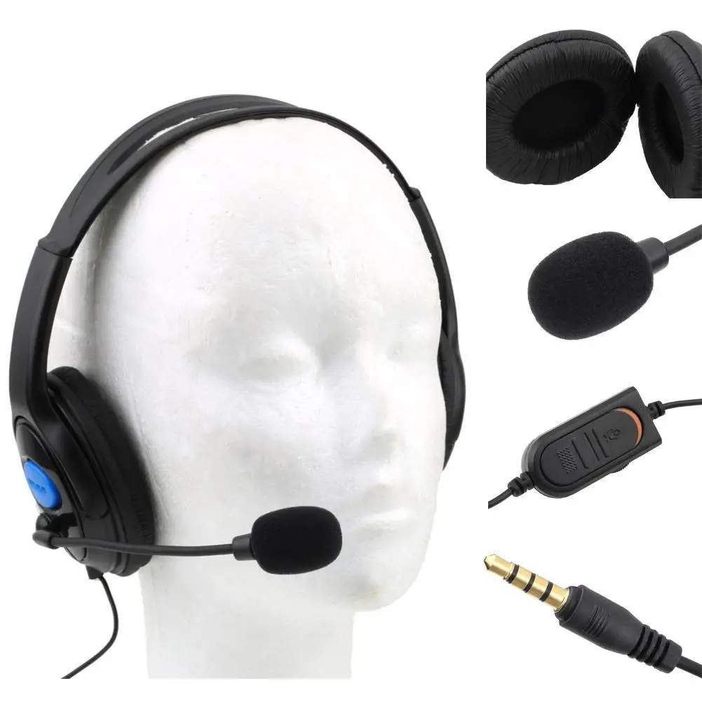 Wired Gaming Headset Earphones Headphones with Microphone Mic Stereo