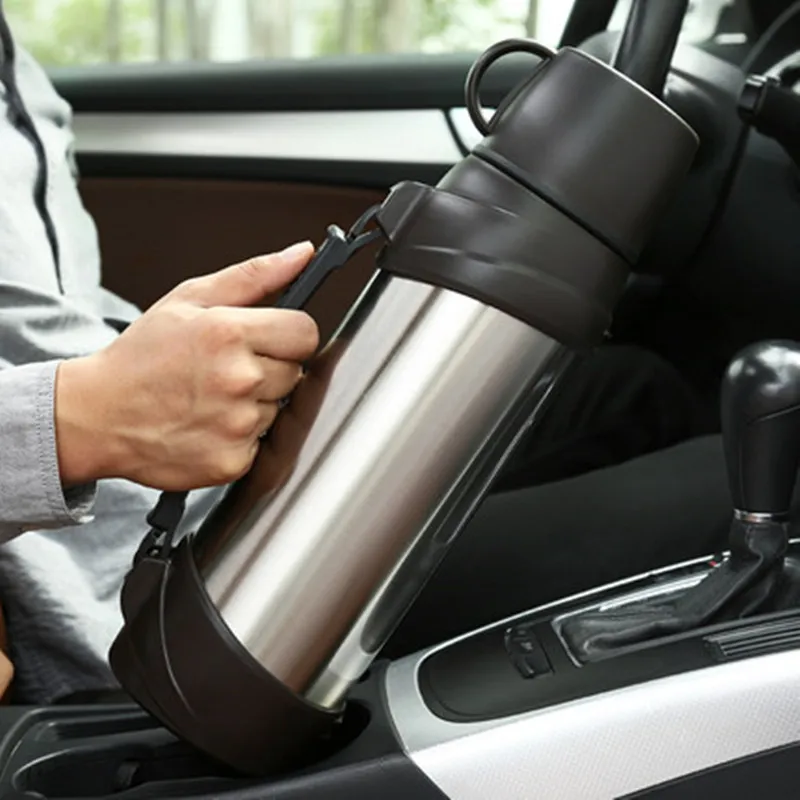 2500ml,2.5l Stainless Steel Insulated Thermos Bottle Thermo Cup Travel