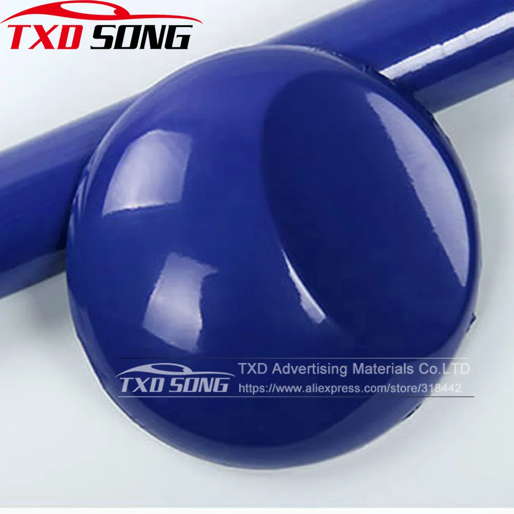 

10/20/30/40/50/60*152CM Glossy Dark blue Vinyl Sticker High Glossy Vinyl Film Gloss vinyl Wrap Sticker Glossy Dark blue film