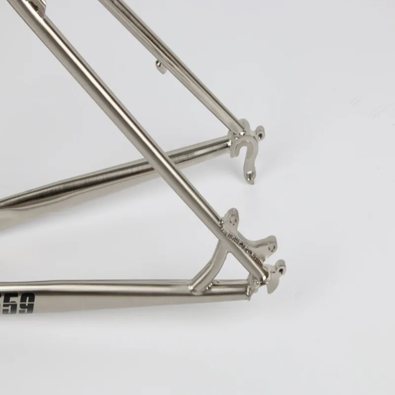 Top TSUNAMI Mtb Bicycle tapered header Steel Frame Mountain Bike silver Frame 26 "27.5" * 15.5-17 inch 5 Top TSUNAMI Mtb Bicycle tapered header Steel Frame Mountain Bike silver Frame 26 "27.5" * 15.5-17 inch 5