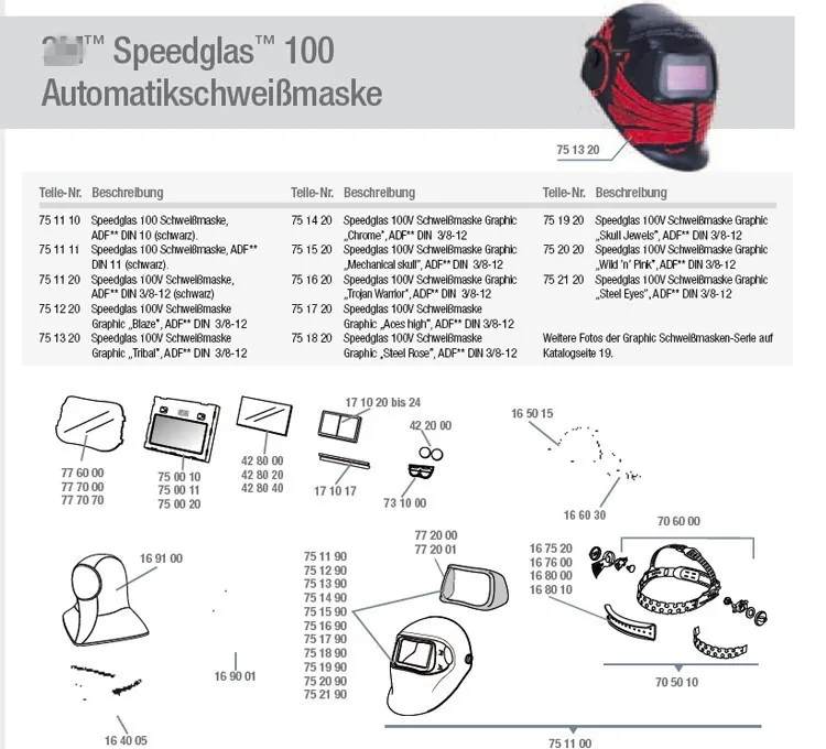 3-M Speedglas В 100 V сварочный щит Автоматическое затемнение MMA MIG/MAG/TIG/SMAW защитный