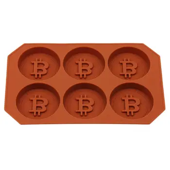 

Fashion 1pc Silicone Ice Mold Coins Bitcoin Shape 3D Round Ice Mold DIY Chocolate Molds Frozen Kitchen Accessories Kitchen Tools