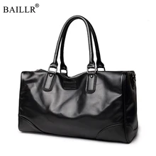 Модные Для мужчин ПУ leatherTravel сумки бренда багажа Водонепроницаемый Чемодан вещевой мешок большой Ёмкость сумки повседневные-Ёмкость сумки