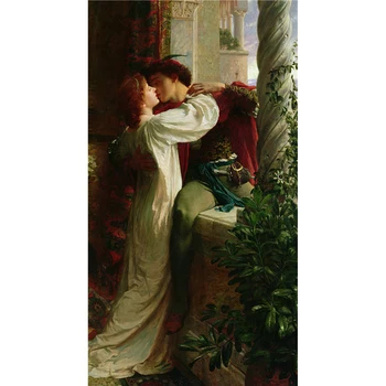 

YIKEE decorative canvas oil painting by numbers,diy paint by numbers Lovers kiss