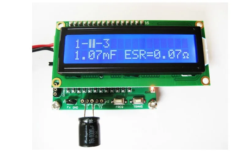

Freeshipping NEW Product transistor checker+frequency indicator+hermo detector+ESR+ inductance meter