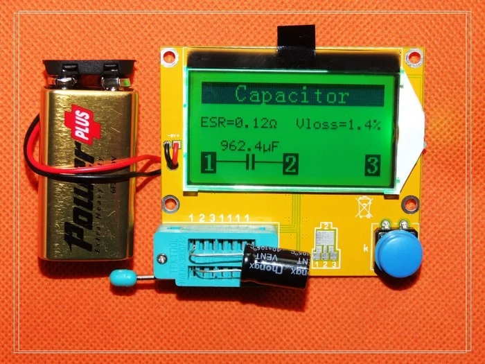 

LCR-T4 graphical multi-function tester capacitor + inductance + resistor + SCR,English version