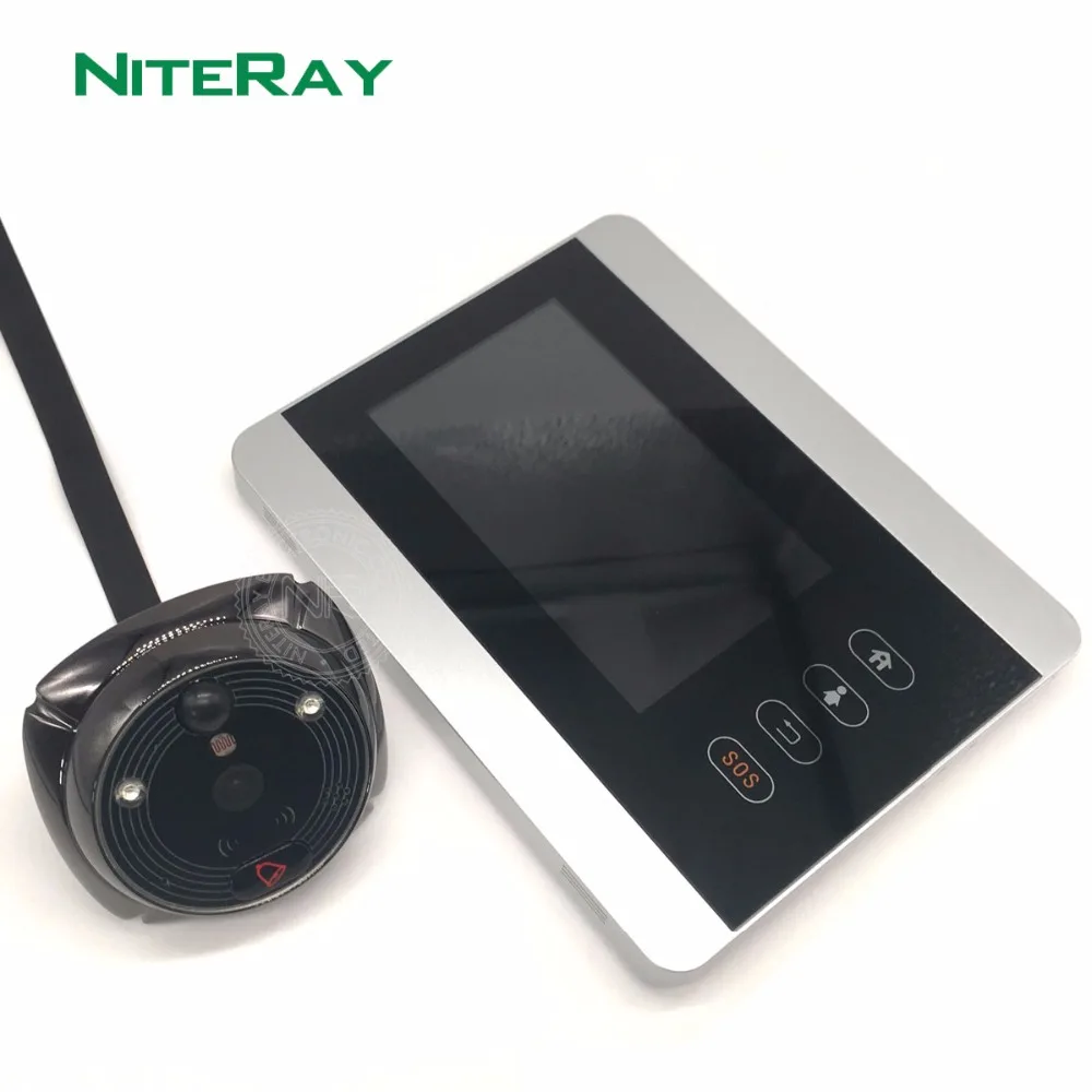 4 дюймовый Wi Fi видео звонок GSM глазок 1080P камера Двусторонняя аудиосвязь дверной