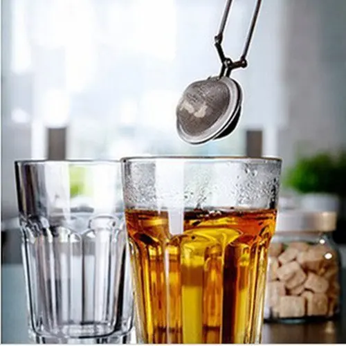 

2pcs/set Loose Spring Spoon Tea Mesh Ball Infuser Filter Teaspoon Squeeze Strainer[210109x2]