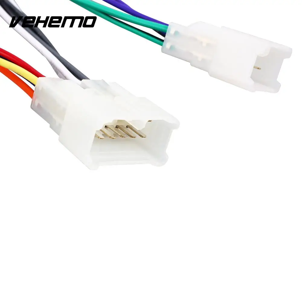 

Cars Interior Matched Audio Line Tail Line Plug Wire Connection Connector Adaptor Line Dedicated Stereo Radio Plug for Toyota