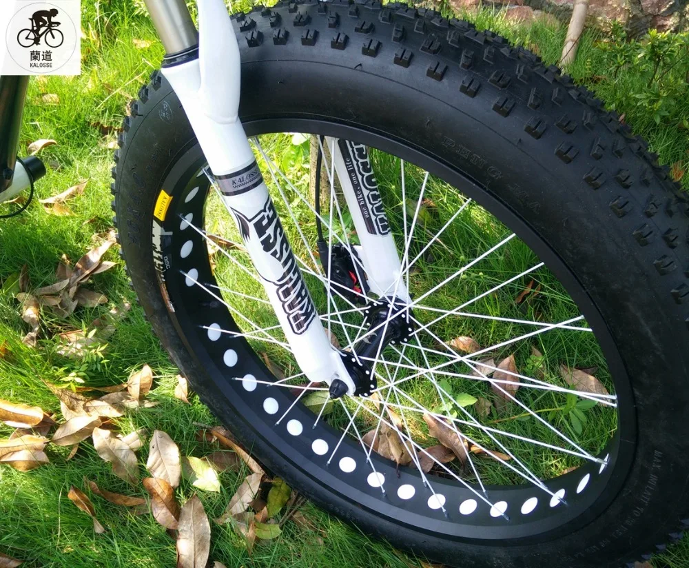Flash Deal Kalosse 26*4.0 inch snow bike Full suspension fat bicycle mountain bike 21/24/27/30 speed 26er Hydraulic brakes 12 Flash Deal Kalosse 26*4.0 inch snow bike Full suspension fat bicycle mountain bike 21/24/27/30 speed 26er Hydraulic brakes 12