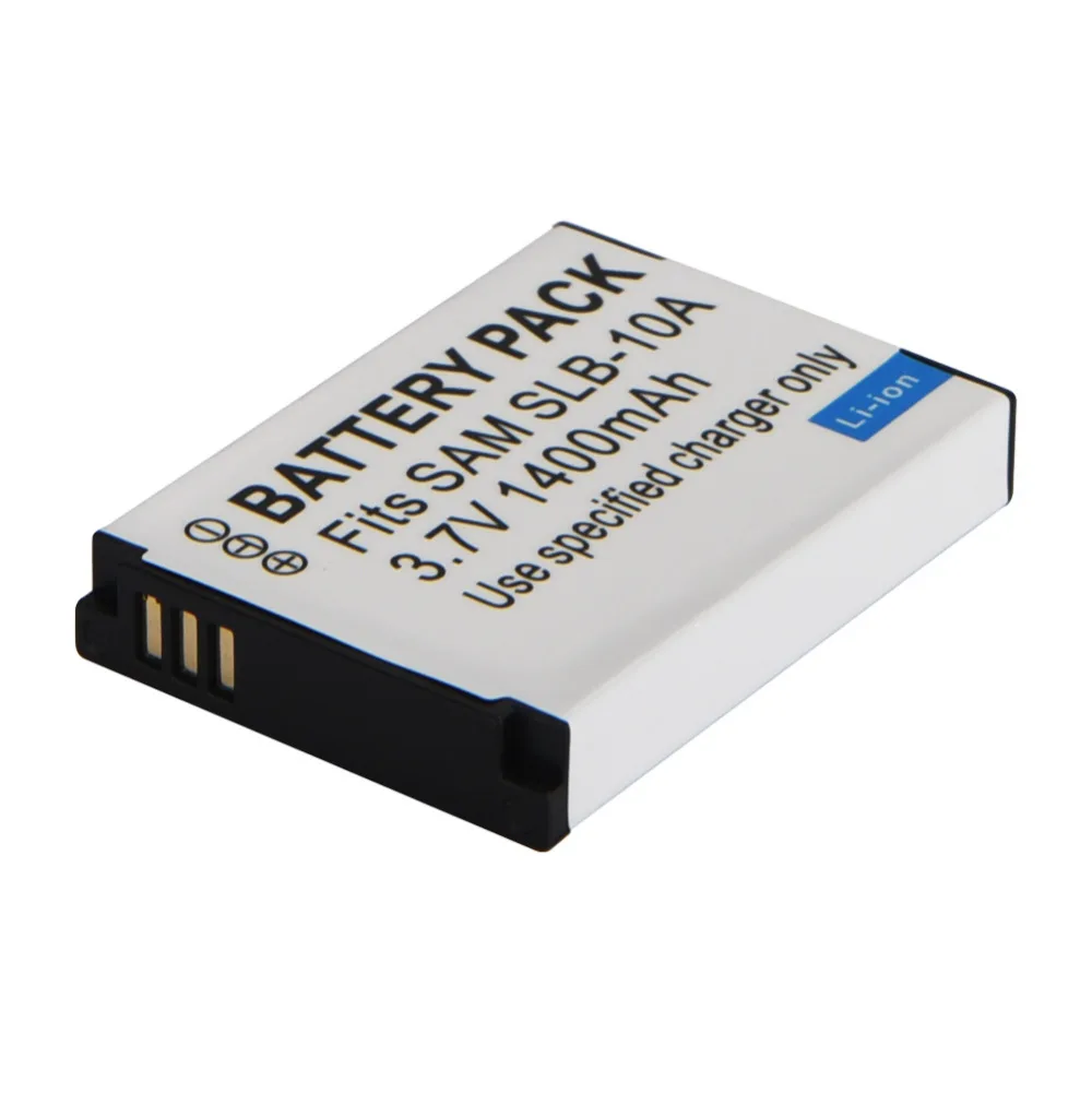 1pcs SLB 10A SLB 10A SLB10A Camera Battery For Samsung SL102 SL202 SL420 SL620 SL820 HZ10W