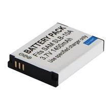 1pcs SLB 10A SLB 10A SLB10A Camera Battery For Samsung SL102 SL202 SL420 SL620 SL820 HZ10W