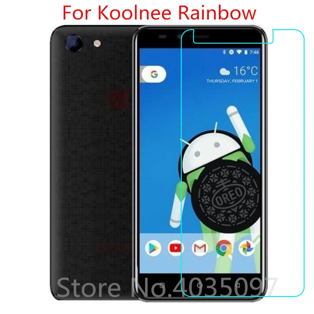 2.5D 9H Glass For Koolnee Rainbow Screen Protector Tempered Glass For