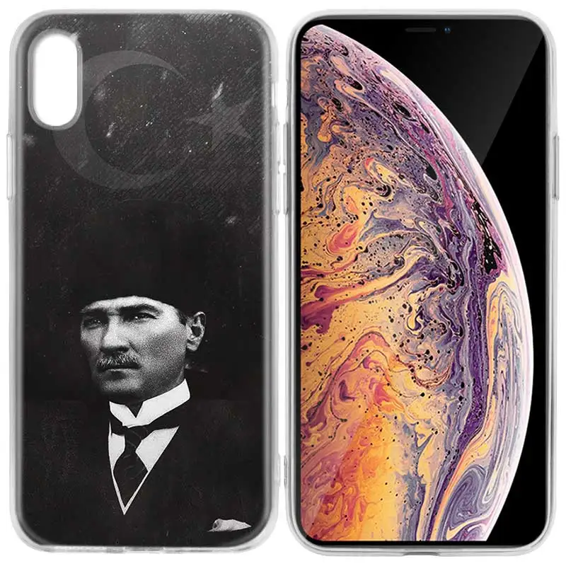 Чехол для iPhone 7 8 6 6s Plus 5 5S SE 5C X XS MAX XR Силиконовые чехлы чехол Турция Mustafa kemale Ataturk