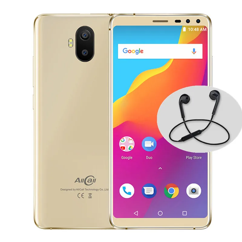 Нам $10 наушники в подарок AllCall S1 5 &quot18:9 2 ГБ 16 Android 8 1 mtk6580a четыре ядра Камера двойной