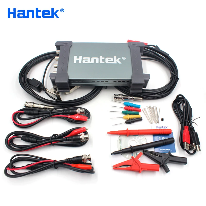 Цифровой осциллограф Hantek 6254BE 4 канала 250 МГц|oscilloscope usb pc|automotive oscilloscopestorage oscilloscope |