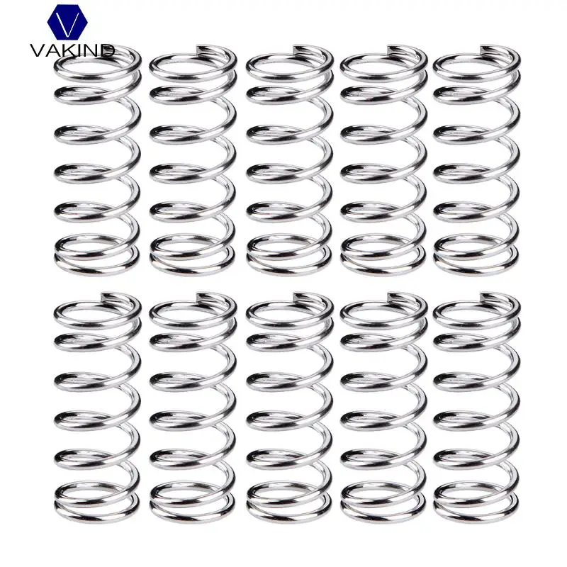 

10pcs/lot Extruder Heatbed Bed-Springs 8mm Outer Diameter Stainless Steel Spring For 3D Printer Parts & Accessories