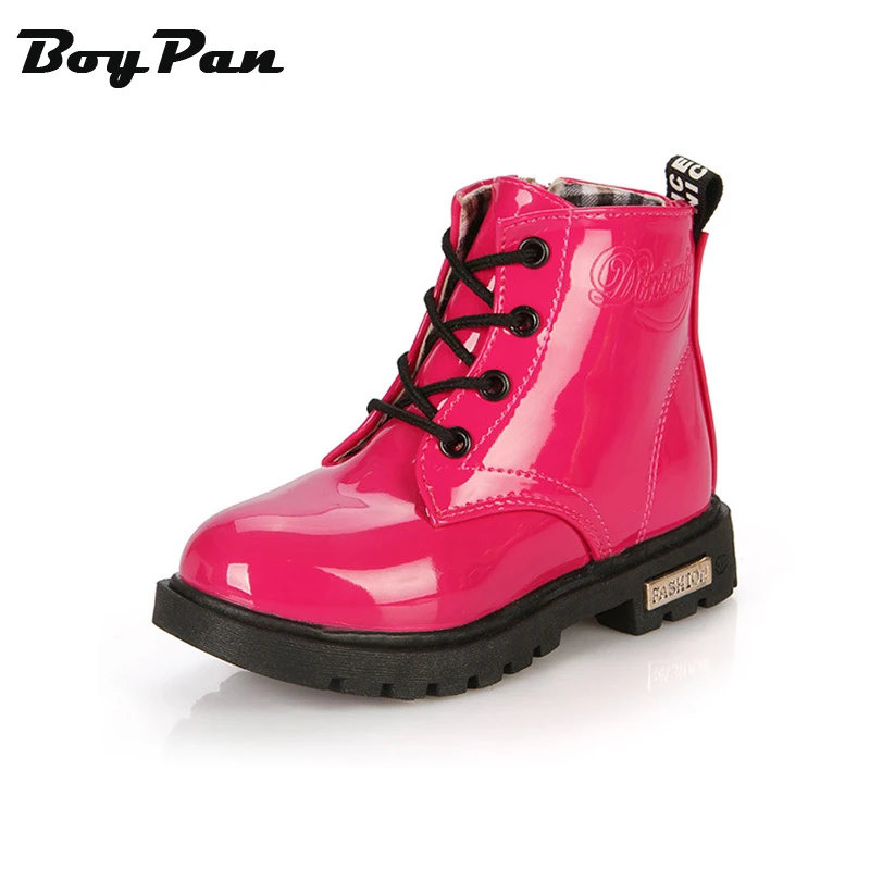 Wisstt font b Children b font Leather font b Boots b font Female Martin font b
