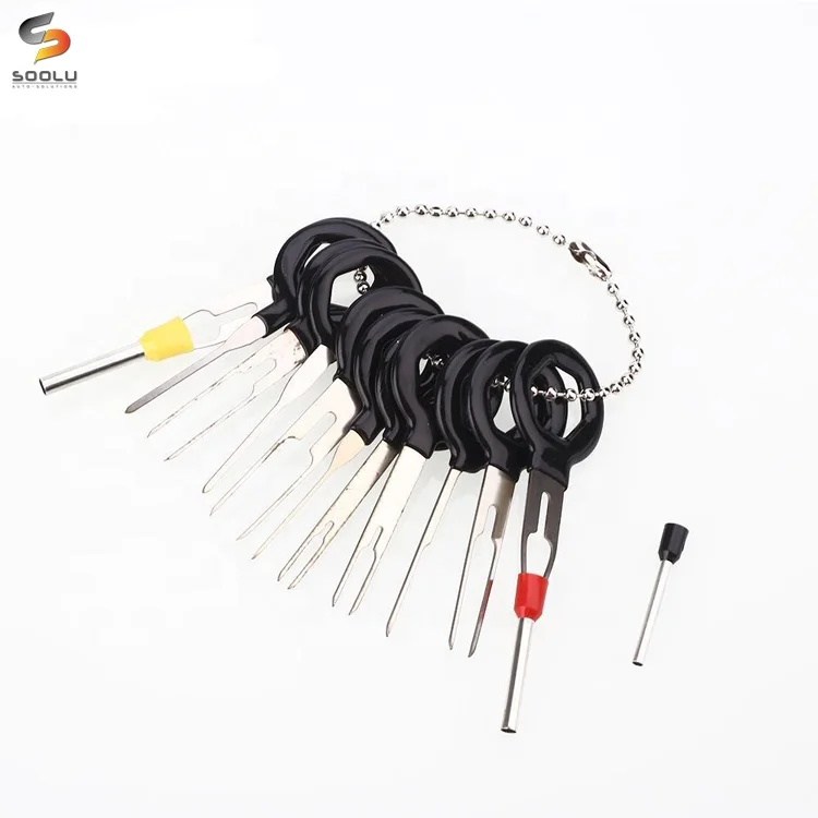 TLXC 18pcs/11pcs/ 3pcs Car Terminal Removal Tool Kit Electrical Wiring Crimp Connector Extractor Puller Release Pin |