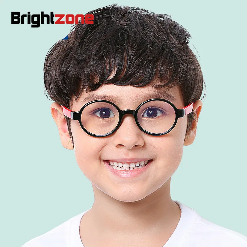 Новинка 2018 детские очки Brightzone с защитой от синего света круглые простые