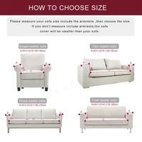 Elastic Sofa Cover for Living Room Non-slip Stretch Slipcovers Couch Cover Universal Spandex Case Geometric Sofa Cover 2