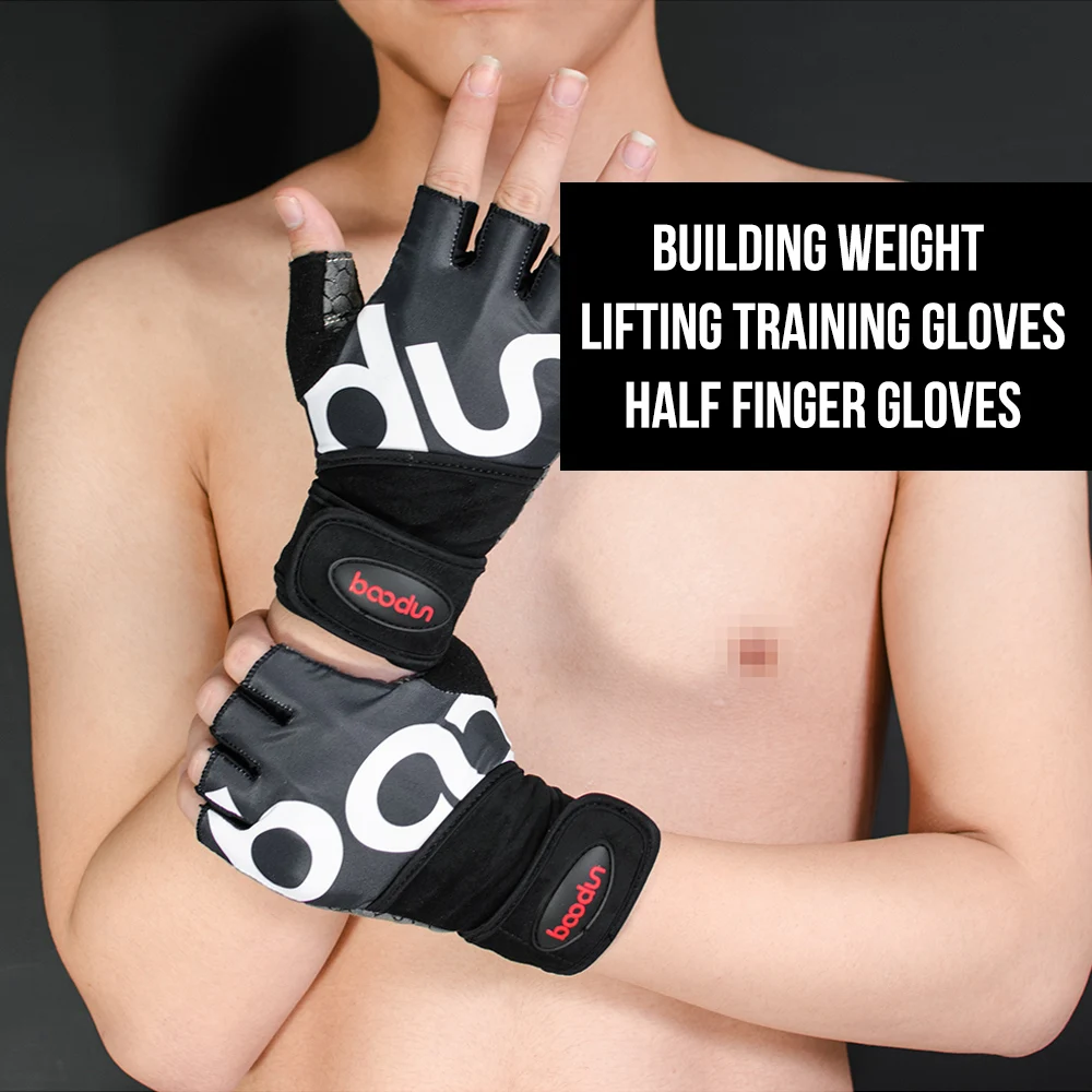 Gym Gloves Heavyweight Sports Exercise Weight Lifting Gloves Gym Body Building Training Fitness