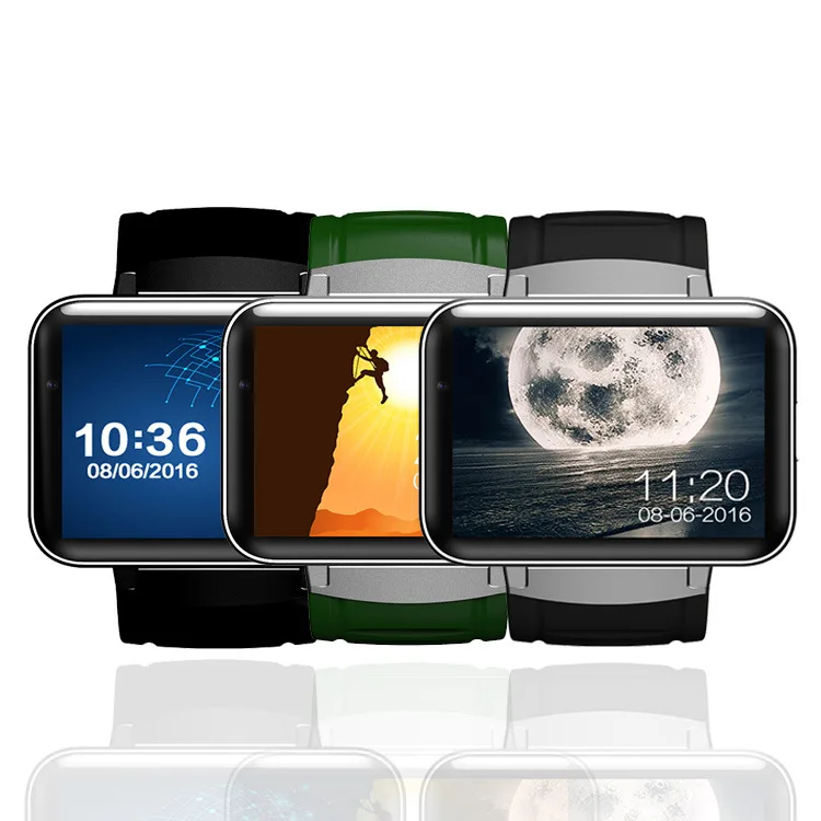 

DM98 smart watch bluetooth 2.2 inch android 4.4 3G smartwatch MTK6572 dual core 1.2GHz 4GB ROM Camera GPS