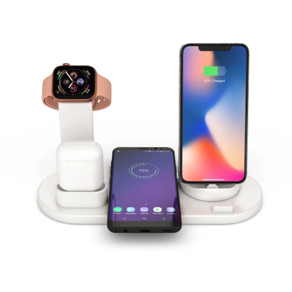 

3 in 1 Wireless Charging Dock for Apple Watch and Airpods Charging Station for Multiple Devices Fast Wireless Charger Stand