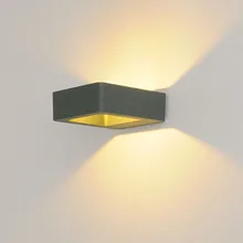 8 W Наружное освещение Водонепроницаемый современный светодиодный настенные светильники IP65 Алюминий Двор садовый коридор Светильники для крыльца вверх/вниз AC85-265V