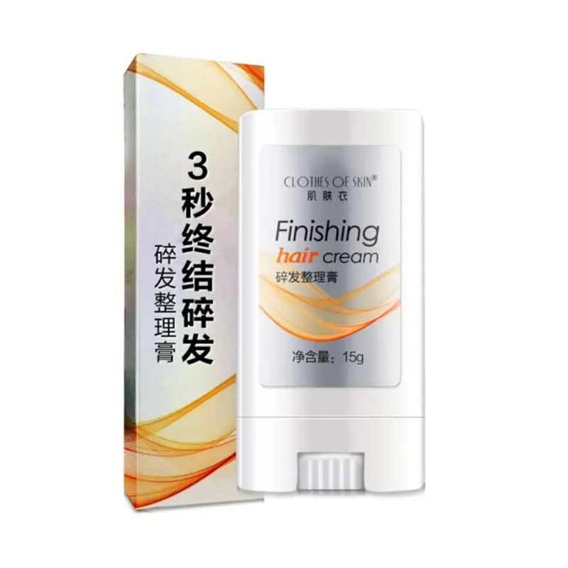 

Hair Cream Short Hair Wax Repair Ointment Finishing Creams Men Women Quick Fix Broken Stick Non Oily Portable Travel Wand 15G