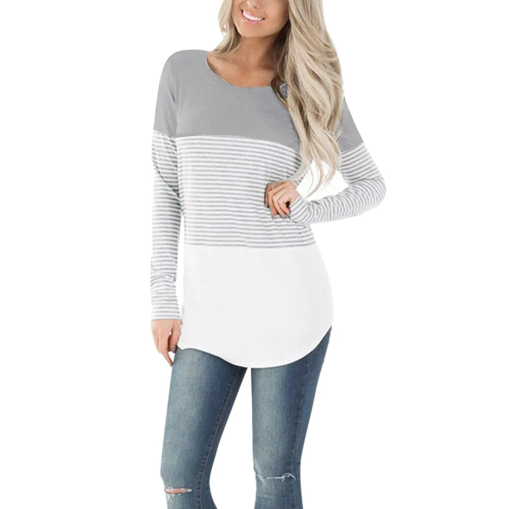 2019 New Women Mom Pregnant clothes blouse ropa de mujer shirt maternity Nursing Maternity Long Sleeved Striped tees Clothe jurk 2019 New Women Mom Pregnant clothes blouse ropa de mujer shirt maternity Nursing Maternity Long Sleeved Striped tees Clothe jurk