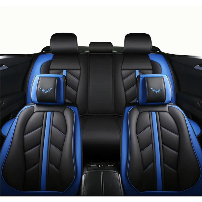  ( Front + Rear ) Special Leather car seat covers For toyota corolla crown fortuner land cruiser 100