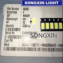 XIASONGXIN светильник 100 шт. AOT светодиодный подсветка 6030 0,5 Вт 40LM холодный белый ЖК-подсветка для ТВ приложения