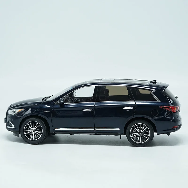 Новинка 2017 1:18 Infiniti QX60 синяя модель автомобиля из сплава Литые металлические