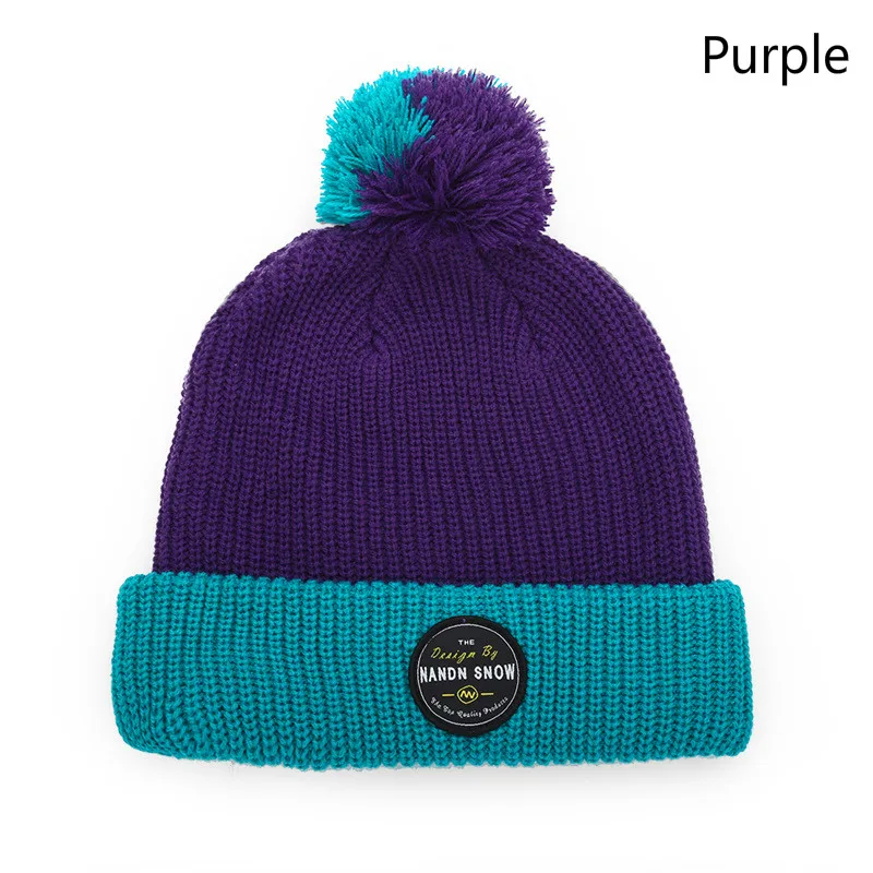 

Men's Mountaineering Cap Ski Cap Winter Korean Version Damp Warm Acrylic Snow Cap Thickened Cycling Hat Knitted Cap