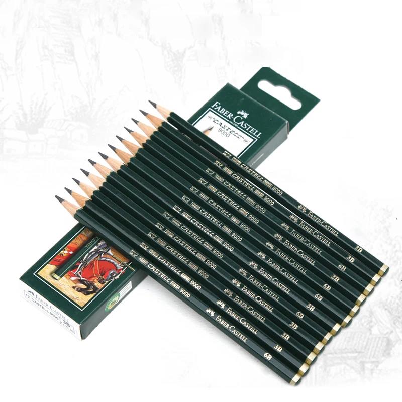 Faber Castell 16 шт. Эскиз Рисование карандаши нетоксичные Стандартные Карандаши 6H 8B