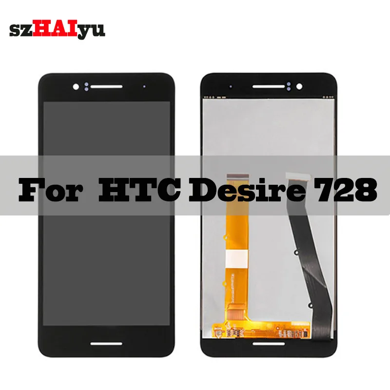 

SZHAIYU 1280x1080 5.5'' LCD For HTC Desire 728 728W 728G LCD Display Touch Screen Digitizer Panel Replacement parts