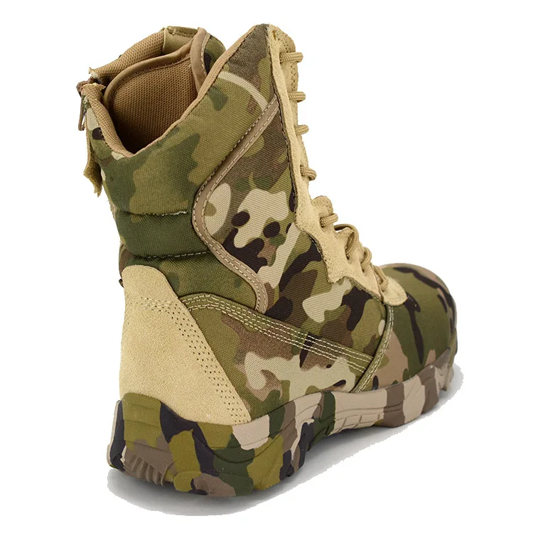 Безопасная рабочая обувь; мужские военные ботинки; сезон осень-зима; водонепроницаемые кожаные армейский ботинки; армейские ботильоны