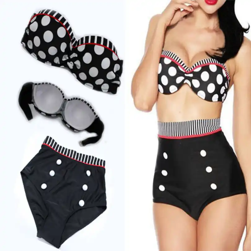 pin up girl style bathing suits