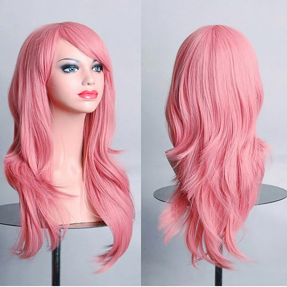 DIFEI Synthetic Women Long Hair Wig Cosplay Fancy Dress Full Head Wigs