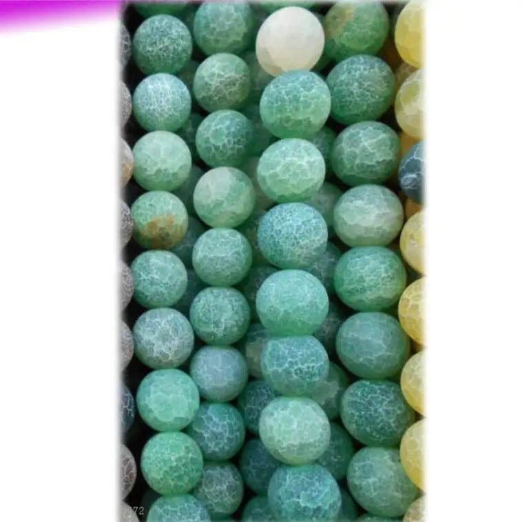 

Frosted Natural Effloresce Stone Beads for DIY Jewelry Making Round 8mm Loose Beads Fit Handmade Bracelets About