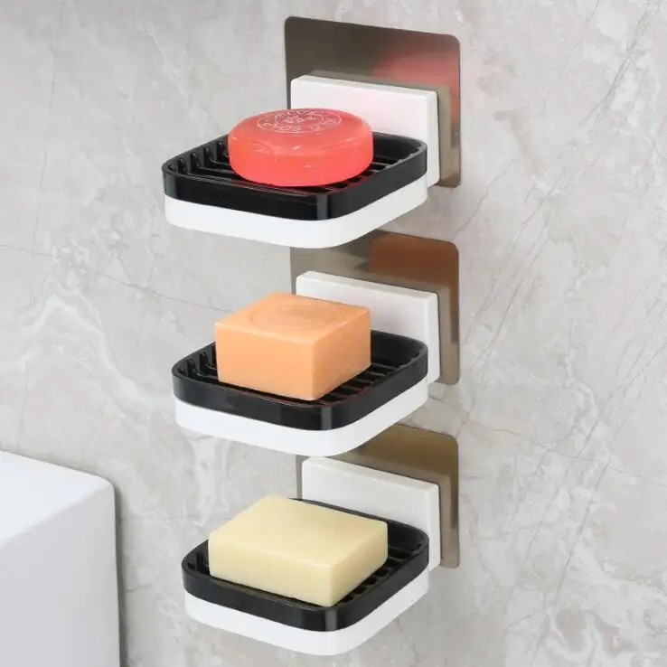 Drain Shower Tray Soap Holder Soap Dishes Fixtures Home Improvement Bathroom 