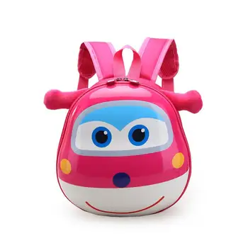 

HOT superwings Three-dime School Bag Children Boys Backpacks Kindergarten backpack for girls Kid Cartoon School Bag for Kids