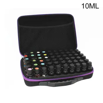 

60 Bottles EVA Essential Oil Bottle Storage Bag Carry Case Holder Aromatherapy Hand Bag Zipper Design Shockproof Durable