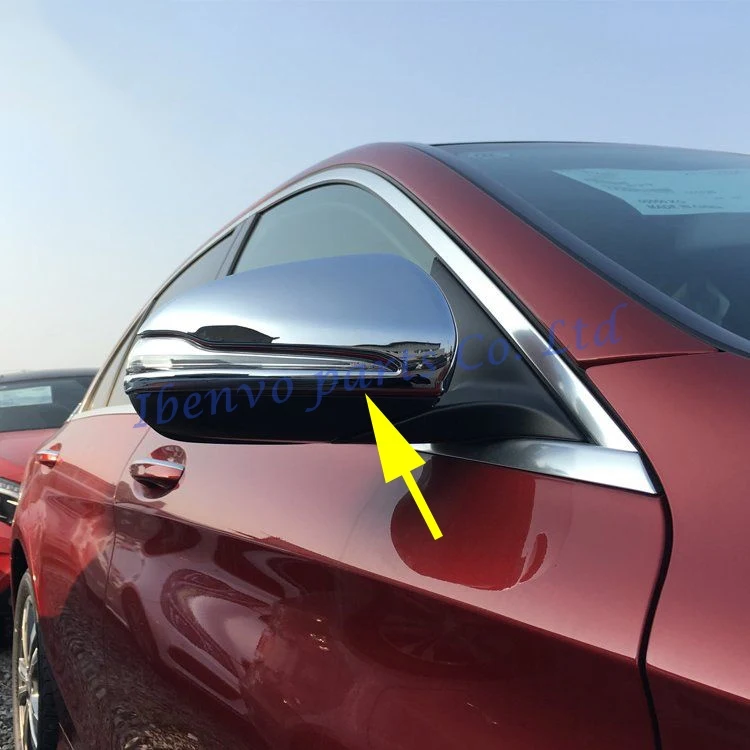 

Glossy Chrome Car Styling Side Mirror Cover For Mercedes-Benz GLC (X253) E-Class (W213) 2016 2017 Rear View Decorate Trims
