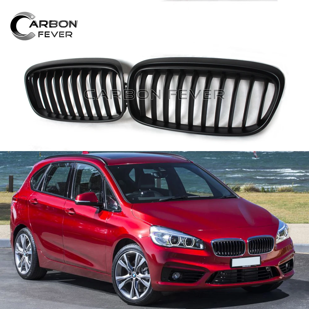 

For BMW F45 F46 Front Bumper Kidney Grille 2 Series Active Tourer Compact MPV 216i 218i 220i 225i
