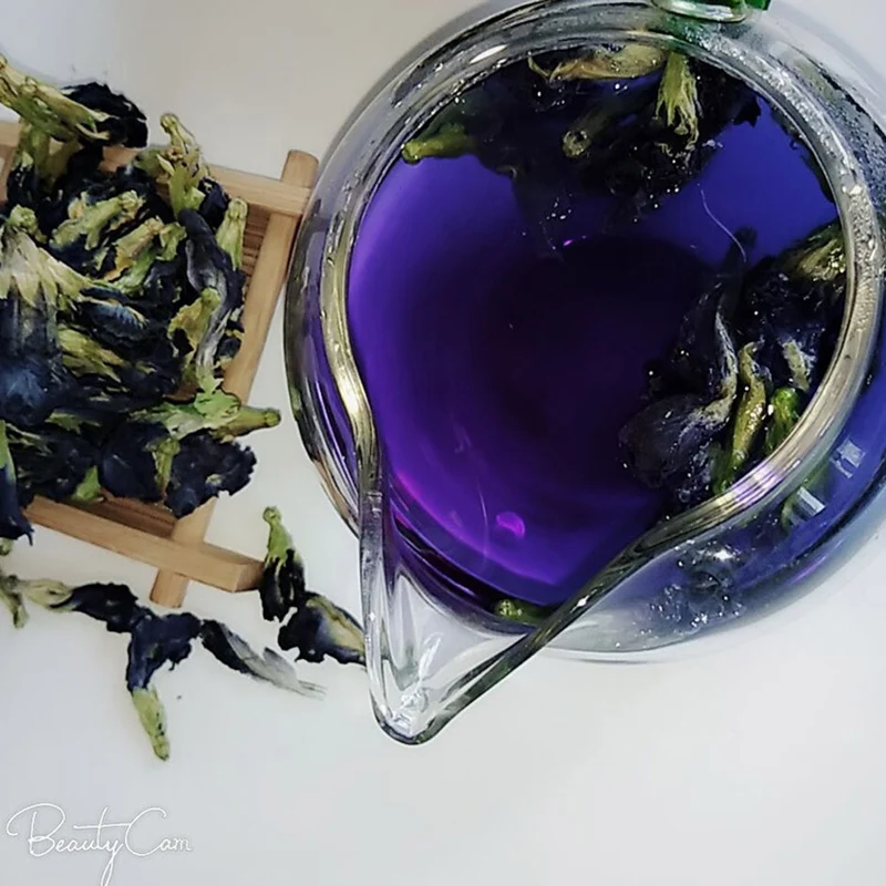 

1 Bags Vitamin A Toy 10g 20g 50g 80g Clitoria Ternatea Dry Kitchen Toy Thailand Blue Pea Butterfly Simulation Tea Play Toys A340