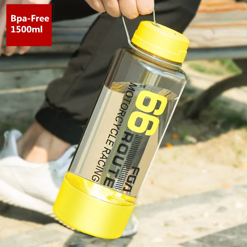 600ml/1000ml/1500ml Large Capacity Portable Rope Plastic Space Kettle Sports&ampOutdoor Hiking Pc Water Bottle With Tea Infuser | Дом и сад